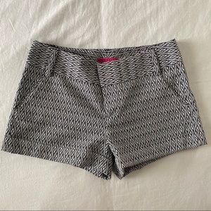 Black and White Alice + Olivia shorts